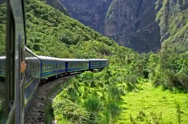 train on of thw ways to reach Machu Picchu in one day