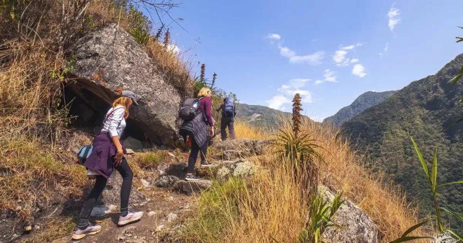 Arrival at Machu Picchu