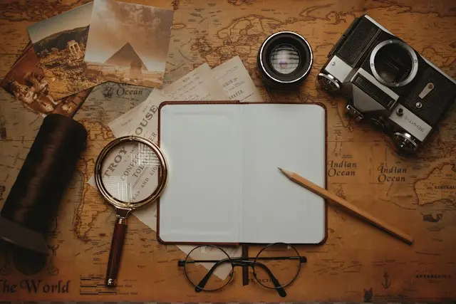 travel expenses notebook